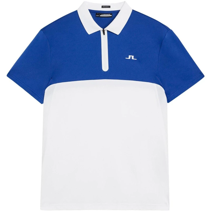 Image of J Lindeberg Kohen Polo - Blue Blue S