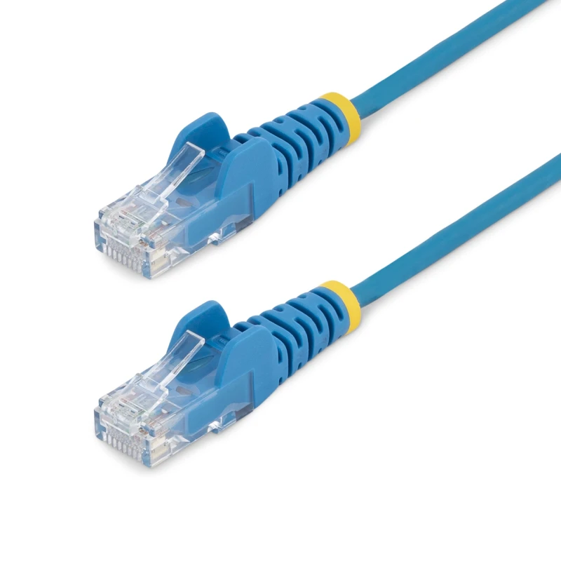 Image of 0.5m Blue Slim CAT6 GbE Patch Cable