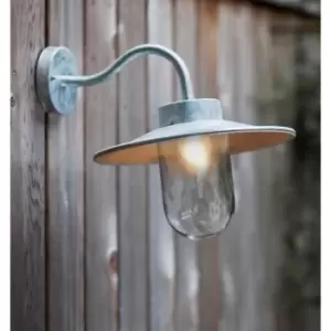 Image of Garden Trading Swan Neck Wall Light Silver