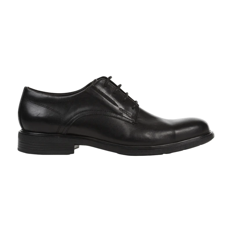 Image of Geox Derbie Geox Dublin Smooth Leather Noir Male 46