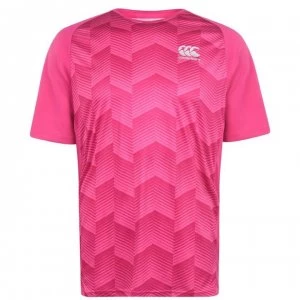 Image of Canterbury Graphic Performance T Shirt Mens - Pink