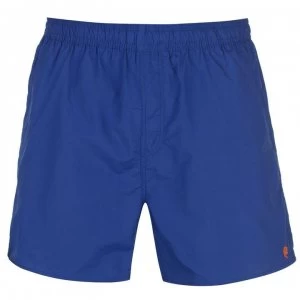 Image of French Connection Swimming Shorts Mens - Blue Mazarine