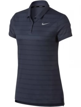 Image of Nike Golf Dry Golf Stripe Polo Carbon