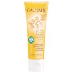 Image of Caudalie Anti-wrinkle Face Sun Care Lotion SPF 50 50ml