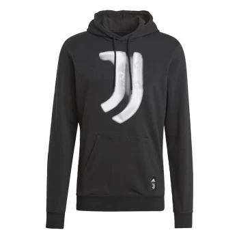 Image of adidas Juventus Hoodie Mens - Black / White