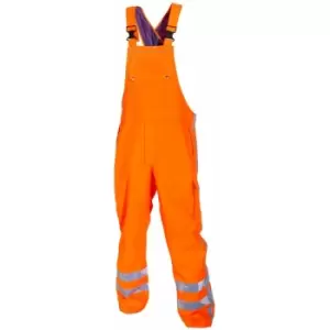 Image of Hydrowear UTTING SNS HI VIS WATERPROOF BIB & BRACE Orange MED