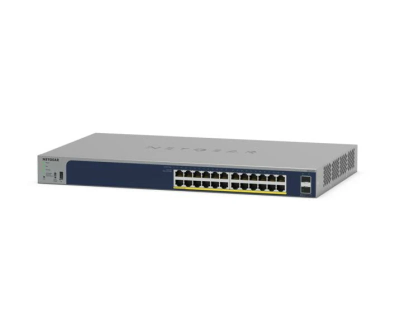 Image of Netgear Netgear GS724TPv3 Managed L2 Gigabit Ethernet (10/100/1000) Power over Ethernet (PoE) Grey GS724TPP-300EUS