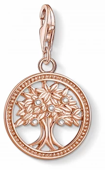 Image of Thomas Sabo Charming 18k Rose Gold Plated Tree Of Life Jewellery