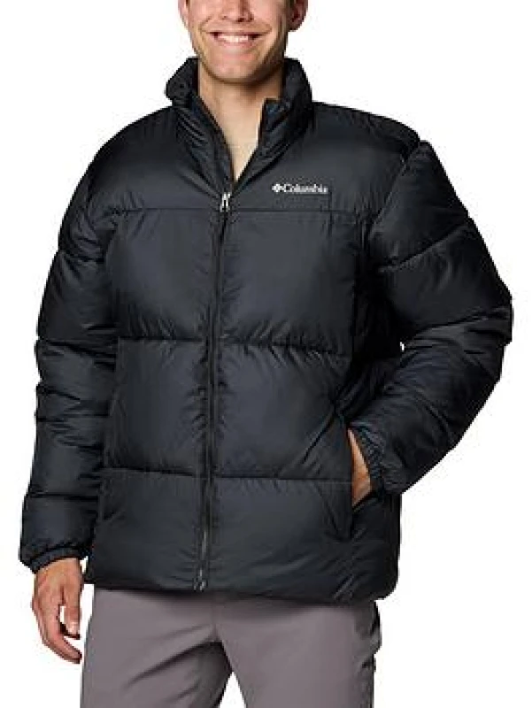 Image of Columbia Puffect III Jacket mens Jacket in Black