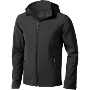 Image of Elevate Mens Langley Softshell Jacket (XS) (Anthracite)