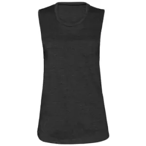 Image of Bella + Canvas Womens/Ladies Jersey Tank Top (L) (Dark Heather Grey)