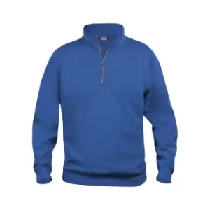 Image of Clique Unisex Adult Basic Half Zip Sweatshirt (M) (Royal Blue)