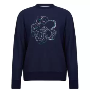 Image of Ted Baker Carick Embroidered Jumper - Blue