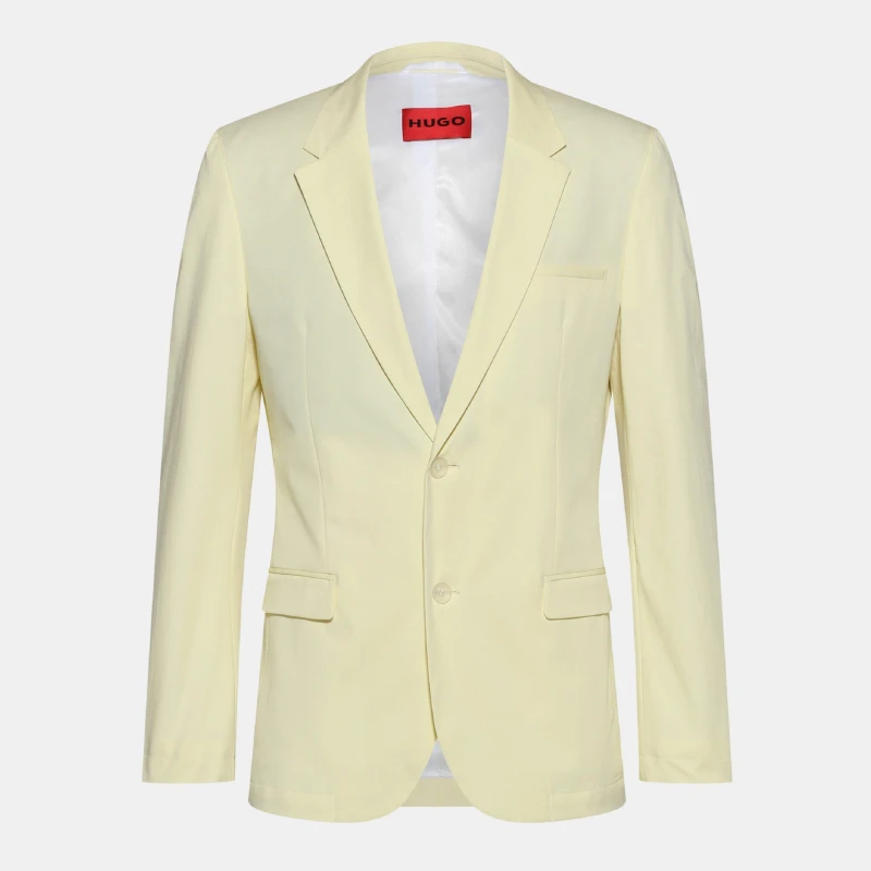 Image of Hugo Mens Full Zip Fleece Pastel Yellow male 38 (48)