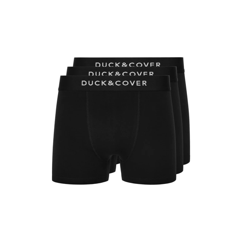 Image of Duck and Cover Sagnet Boxers A 3pk Black - XL