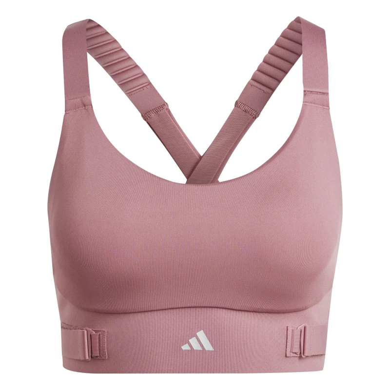 Image of adidas Non Wired High Impact Sports Bra Pink female 2XSD