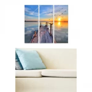 Image of MDF111732092 Multicolor Decorative MDF Painting (3 Pieces)