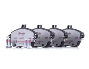 Image of BREMBO Brake pad set MERCEDES-BENZ,INFINITI P 50 093X 410605DA0A,410605DA0B,41060HG00C 0004203002,0004209104,0064200620,0064204620,0064204720