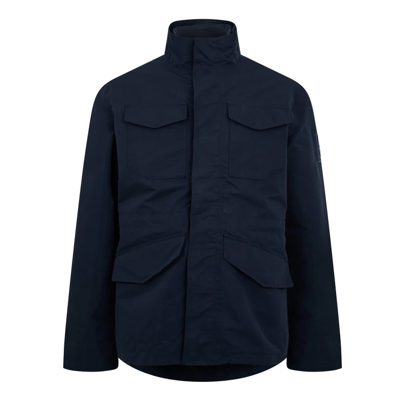 Image of Timberland Mens Weather Resistant 3-in-1 Field Jacket Dark Sapphire male M