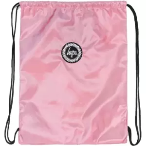 Image of Hype Crest Drawstring Bag (One Size) (Pink)