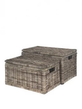 Image of Pacific Lifestyle Set Of 2 Kubu Oblong Chests