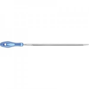 Image of PFERD 11277157 HORSE triangular-saw file extra narrow One-shot 2 150 mm including ergonomic file handle 150 mm