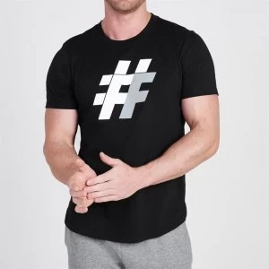 Image of Five Street Large Logo T-Shirt Mens - Black