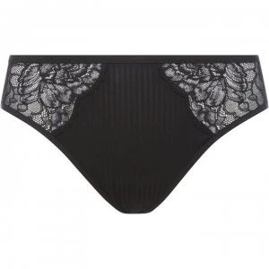 Image of Florale Peony Tai Breif - Black