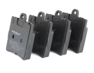 Image of RIDEX Brake pad set 402B0032 Brake pads,Brake pad set, disc brake MERCEDES-BENZ,CHRYSLER,C-Klasse Limousine (W203),C-Klasse T-modell (S203)