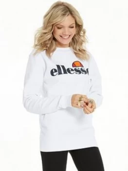 Image of Ellesse Agata Sweatshirt - White, Size 6, Women