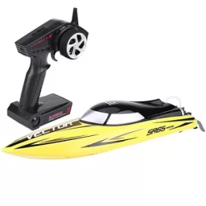 Image of Volantex Racent Vector Sr65Cm Brushless Race Boat Rtr Yellow