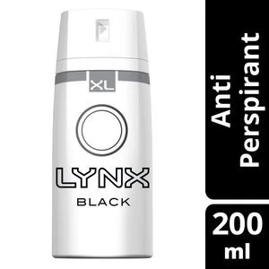 Image of Lynx Anti-Perspirant Deodorant Black 200ml