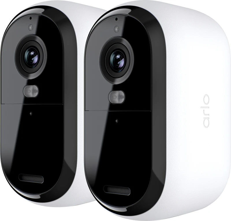 Image of Arlo Essential 3 2K 2 Camera Kit Smart Home Security Camera - White