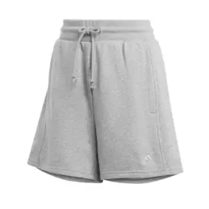 Image of adidas All SZN French Terry Shorts Womens - Grey