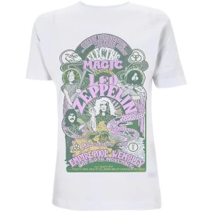 Image of Led Zeppelin - Electric Magic Ladies Medium T-Shirt - White