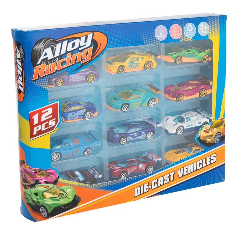 Image of Toylife Diecast Car 12 Pack 00 - Multi Multi One Size