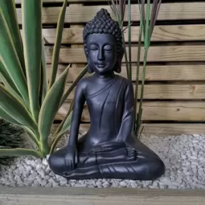 Image of 30cm Meditating Buddha Sculpture Garden Patio Decoration