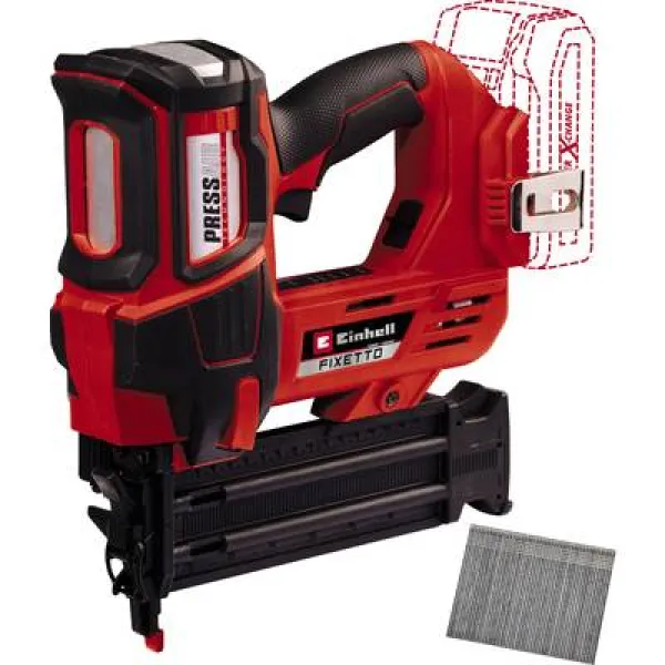 Image of Einhell FIXETTO 18/50 N Professional Power X-Change 4257795 Cordless nail gun w/o battery, w/o charger, incl. accessories