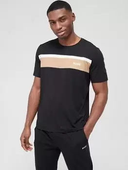 Image of BOSS Bodywear Balance Lounge T-Shirt - Black, Size S, Men