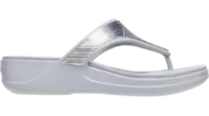 Image of Crocs Monterey Metallic Flips Women Silver 5