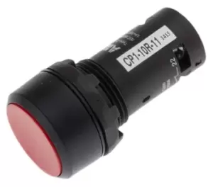 Image of Abb 1Sfa619100R1071 Compact P/btn Red Momen Flush Blk Bezel