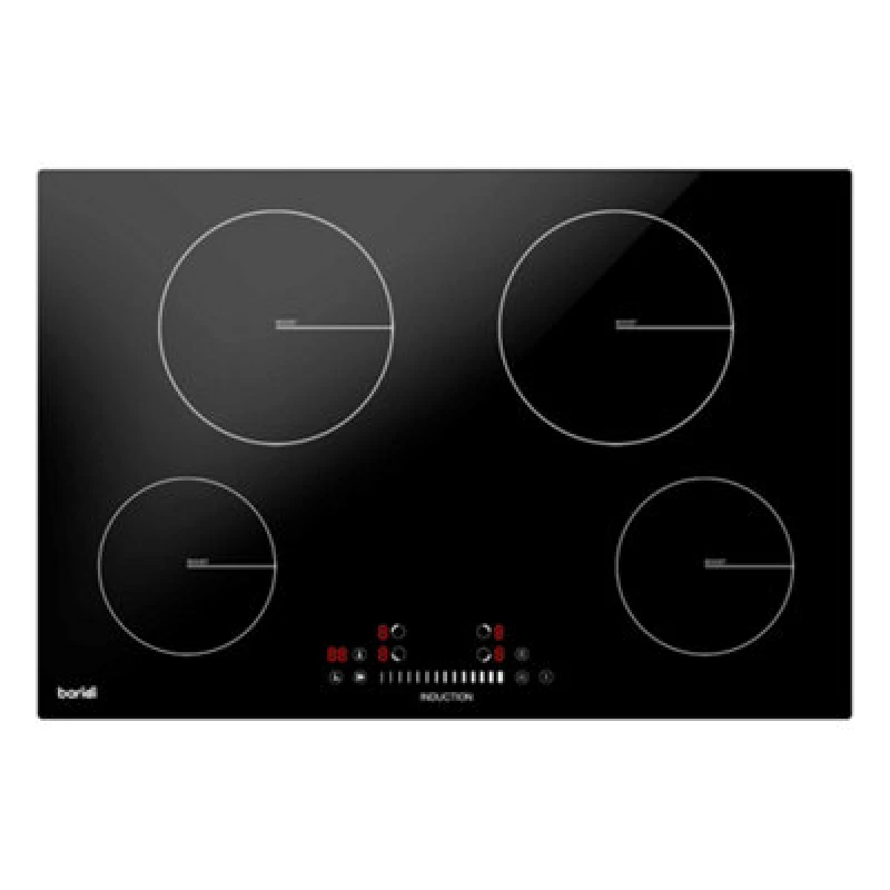 Image of Baridi 77Cm Induction Hob, 4 Cooking Zones, Touch Controls, 7200W - Dh179