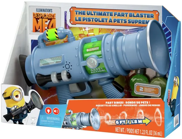Image of Despicable Me 4 Despicable Me 4 Ultimate Fart Blaster Lights And Sfx