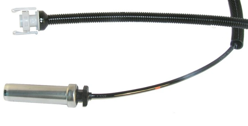Image of KNORR-BREMSE 0486001042000 ABS Sensor Left, with sleeve Sensor,wheel speed (412)