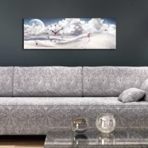 Image of 3090CS-57 Multicolor Decorative Canvas Wall Clock