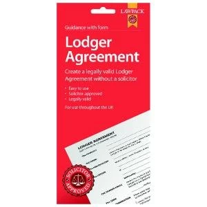 Image of Law Pack Lodger Agreement UK Pack of 5 F333