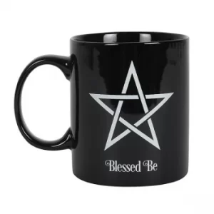 Image of Blessed Be Pentagram Ceramic Mug