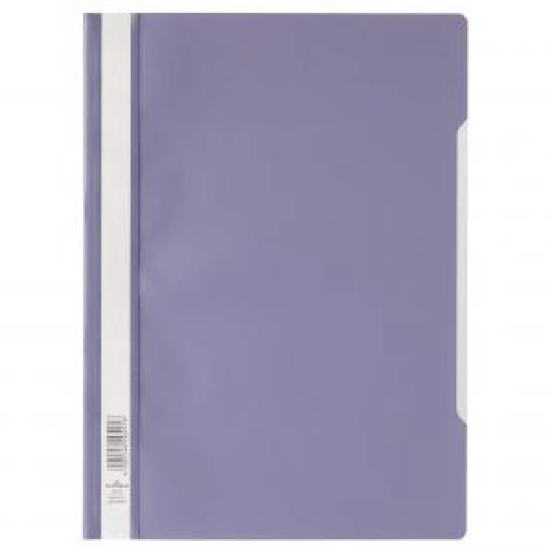 Image of Durable Clear View A4 Folder Purple (25 Pack) 252312