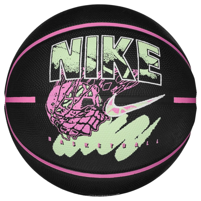 Image of Nike Everyday Playground Graphic 8P Black/Pink unisex size 7