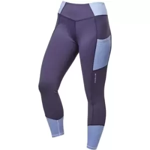 Image of Dublin Girls Power Performance Colour Block Horse Riding Tights (25) (Blue)